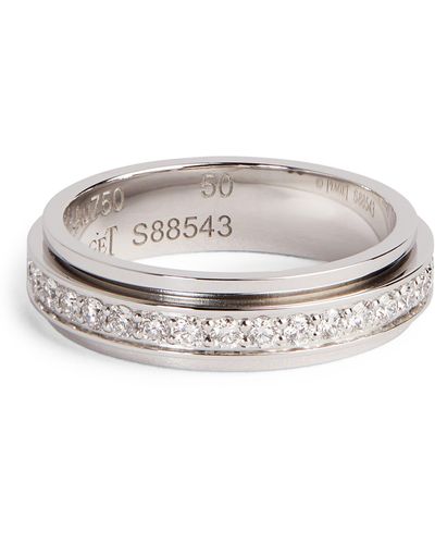 Piaget White Gold And Diamond Possession Eternity Wedding Ring - Grey