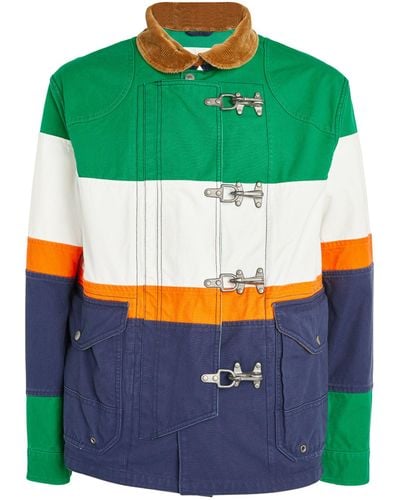 Polo Ralph Lauren Cotton Colour-block Cortland Jacket - Green