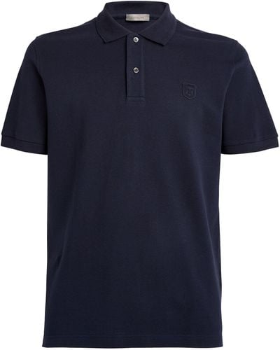 Corneliani Cotton Polo Shirt - Blue
