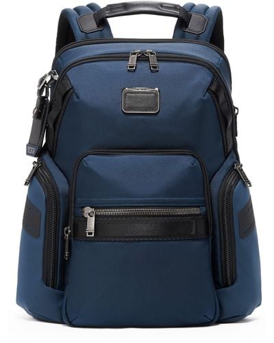 Tumi Alpha Bravo Business Backpack - Blue