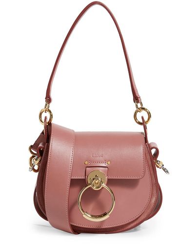 Chloé Small Leather Tess Bag - Pink