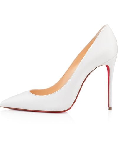 Christian Louboutin Kate Nappa Leather Court Shoes 100 - Natural