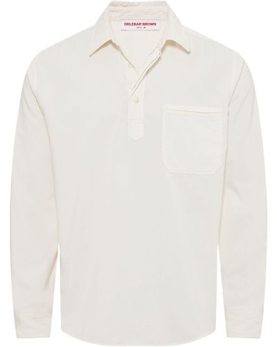 Orlebar Brown Corduroy Shanklin Shirt - White