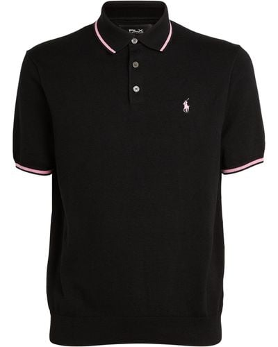 RLX Ralph Lauren Coolmax Polo Shirt - Black