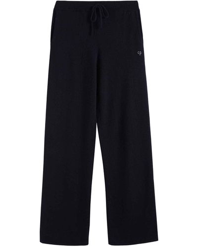 Chinti & Parker Cashmere Track Trousers - Blue