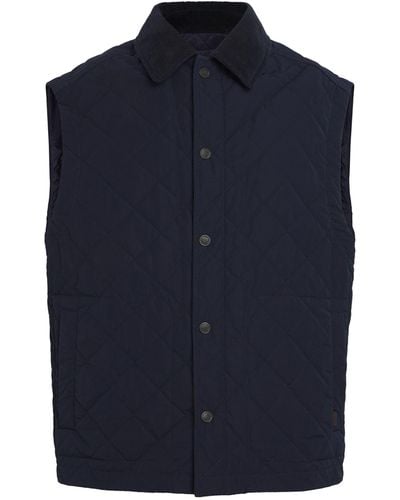 James Purdey & Sons Quilted Gilet - Blue