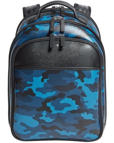 Montblanc Camouflage Backpack - Blue