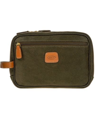 Bric's Life Traditional Shave Case - Green