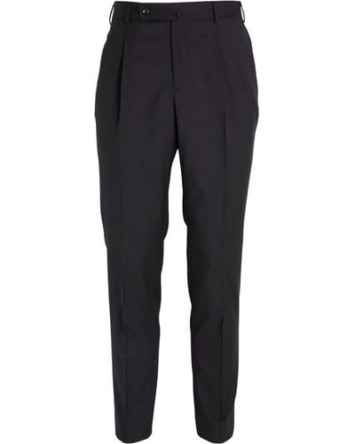 Slowear Wool Tailored Trousers - Black