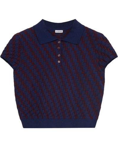 Loewe Polo Sweater - Blue