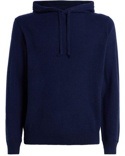 RLX Ralph Lauren Cashmere Hooded Sweater - Blue