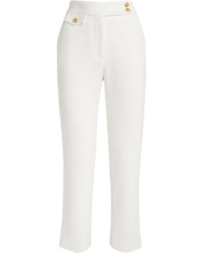 Veronica Beard Renzo Tailored Pants - White