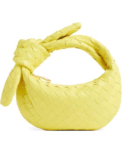 Bottega Veneta Mini Leather Jodie Bag - Yellow
