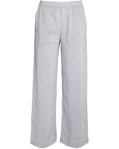 Zimmerli of Switzerland Striped Pyjama Pants - Grey