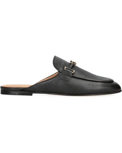 Tod's Leather Slippers - Black