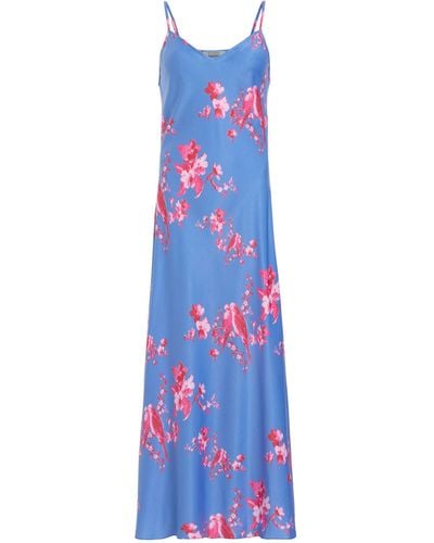 AllSaints Bryony Iona Slip Dress - Blue
