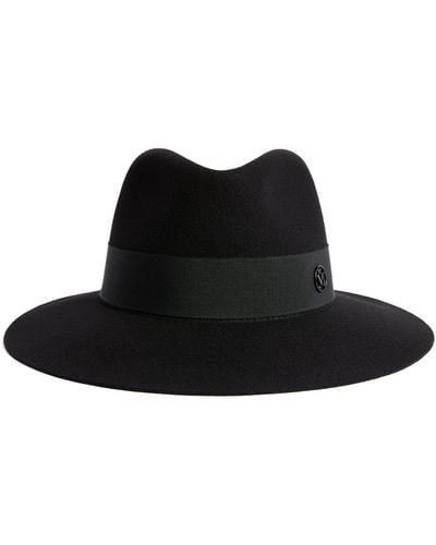 Maison Michel Wool Felt Henrietta Hat - Black