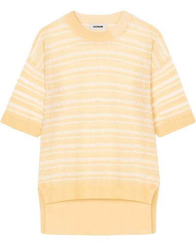 Aeron Striped Nimble T-shirt - Natural