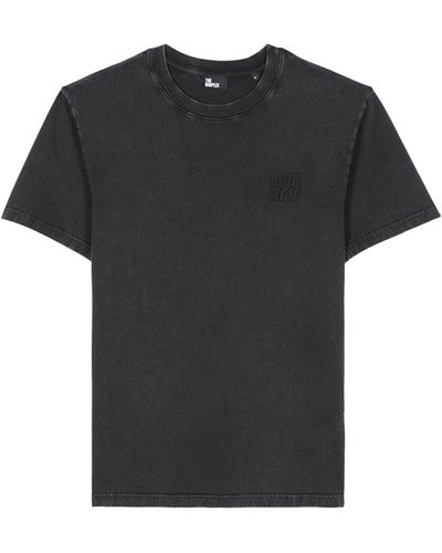 The Kooples Cotton Logo-embroidered T-shirt - Black