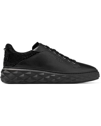 Jimmy Choo Diamond Maxi Low-top Sneakers - Black