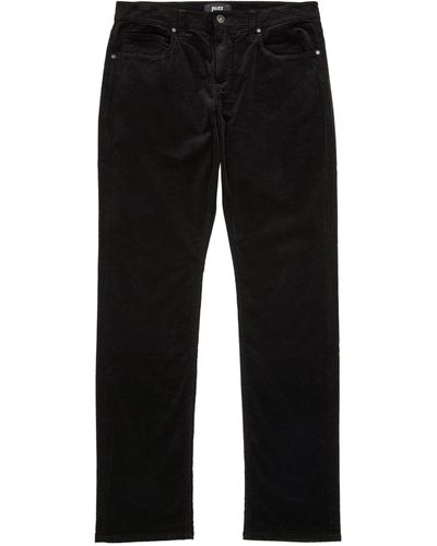 PAIGE Corduroy Federal Slim Trousers - Black