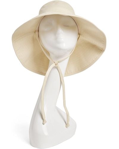 Lack of Color Cotton Holiday Bucket Hat - White