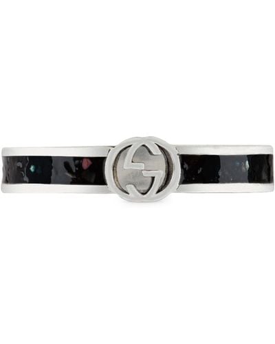 Gucci Interlocking Ring - Black