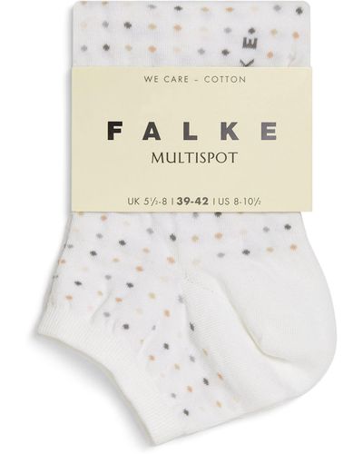 FALKE Stretch-cotton Multispot Socks - White