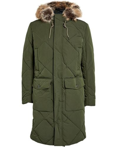 Barbour Quilted Dalbigh Parka - Green