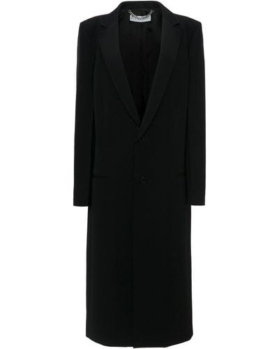 JW Anderson Wool-blend Oversized Overcoat - Black