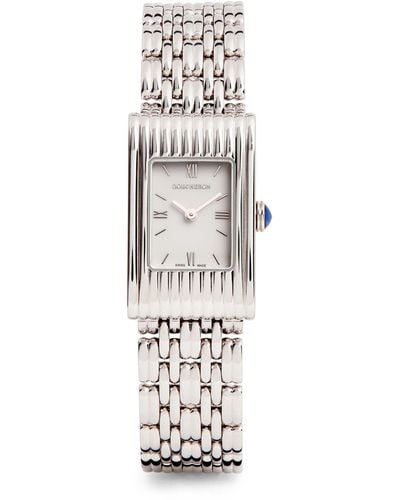 Boucheron Stainless Steel Reflet Watch 18mm - White