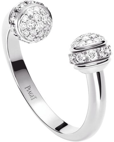 Piaget White Gold And Diamond Possession Open Ring