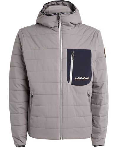 Napapijri Huron Packable Puffer Jacket - Grey
