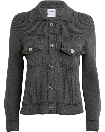 Barrie Cashmere-cotton Jacket - Black