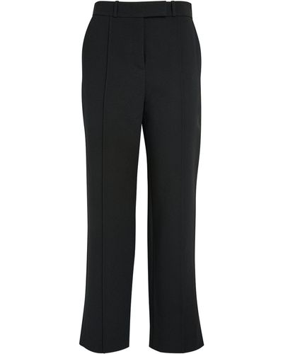 Jonathan Simkhai Cropped Vera Straight Pants - Black