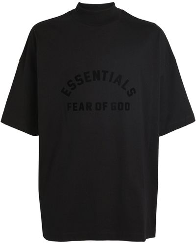 Fear of God ESSENTIALS Logo T-shirt - Black