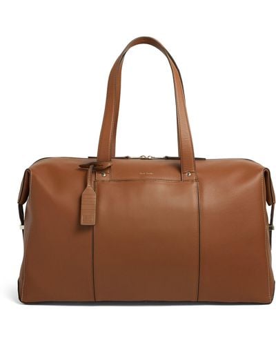 Paul Smith Leather Holdall - Brown