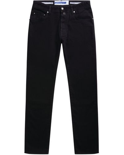 Jacob Cohen High-rise Slim Jeans - Black