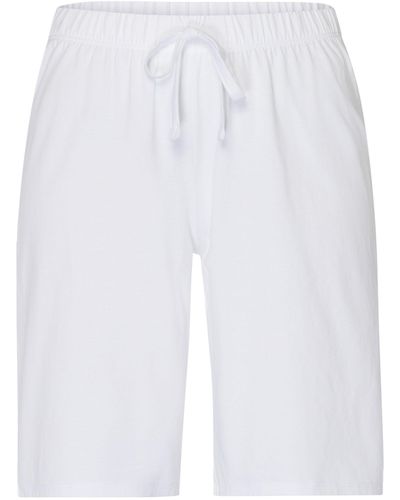 Hanro Cotton Natural Wear Shorts - White