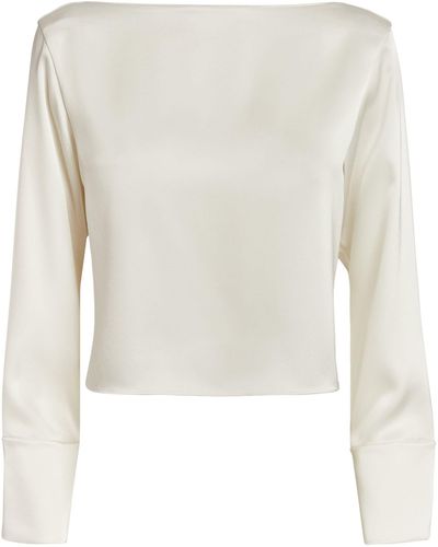 Theory Boat-neck Blouse - White