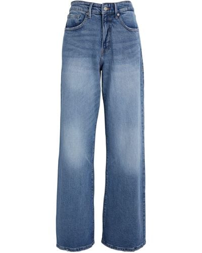GOOD AMERICAN Good Ease Wide Jeans - Blue