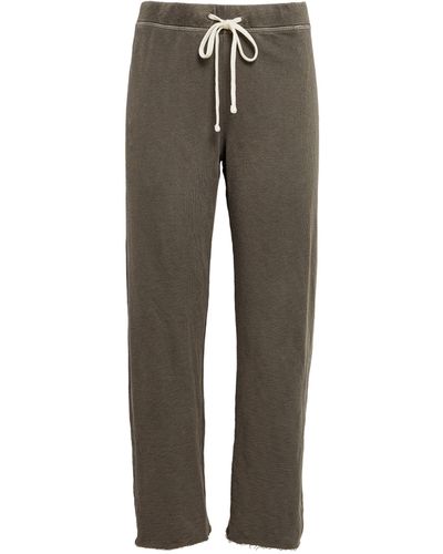 James Perse French Terry Cut-off Joggers - Grey