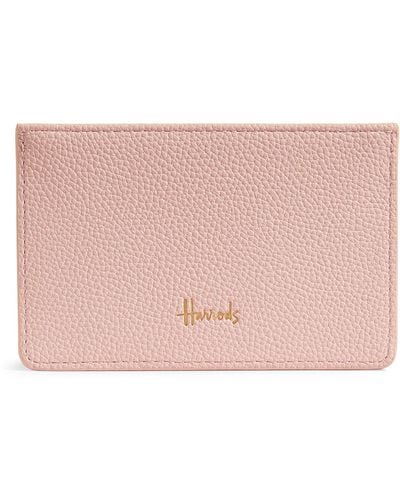 Harrods Oxford Card Holder - Pink