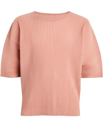 Homme Plissé Issey Miyake Pleated T-shirt - Pink