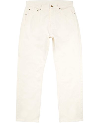 Fear Of God Cotton Straight Jeans - White