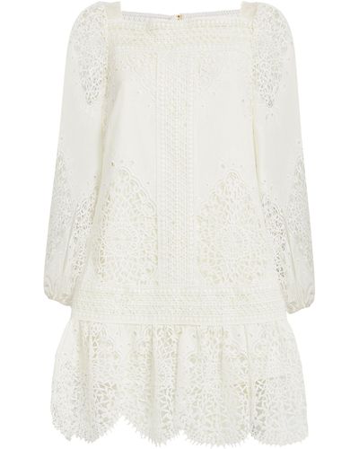 Evarae Tessa Mini Dress - White