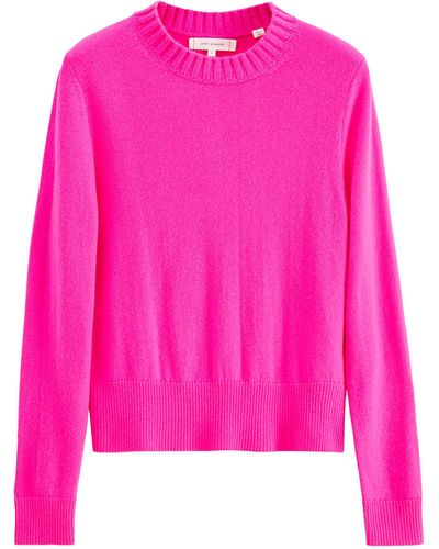 Chinti & Parker Fine-knit Sweater - Pink