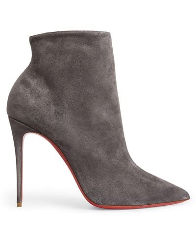 Christian Louboutin So Kate Suede Boots 100 - Grey