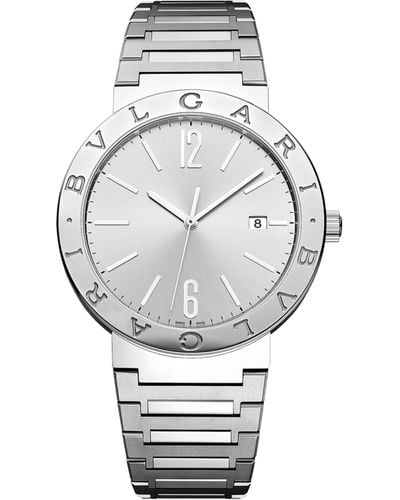 BVLGARI Stainless Steel Watch 41mm - Grey