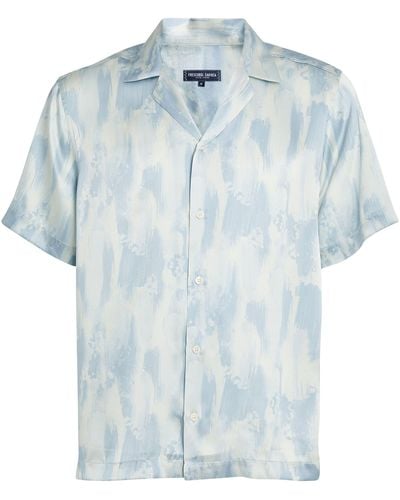 Frescobol Carioca Silk Roberto Shirt - Blue